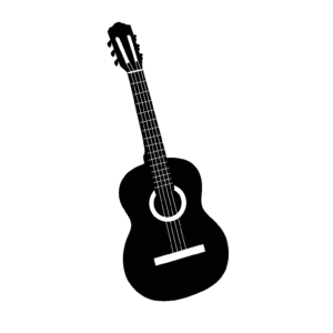 Akoestische gitaar ikoon