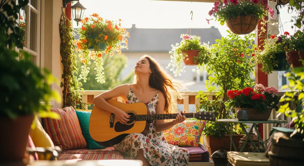 Zomerse Muziekroutine oefenen -banner